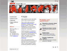 Tablet Screenshot of npke.cz
